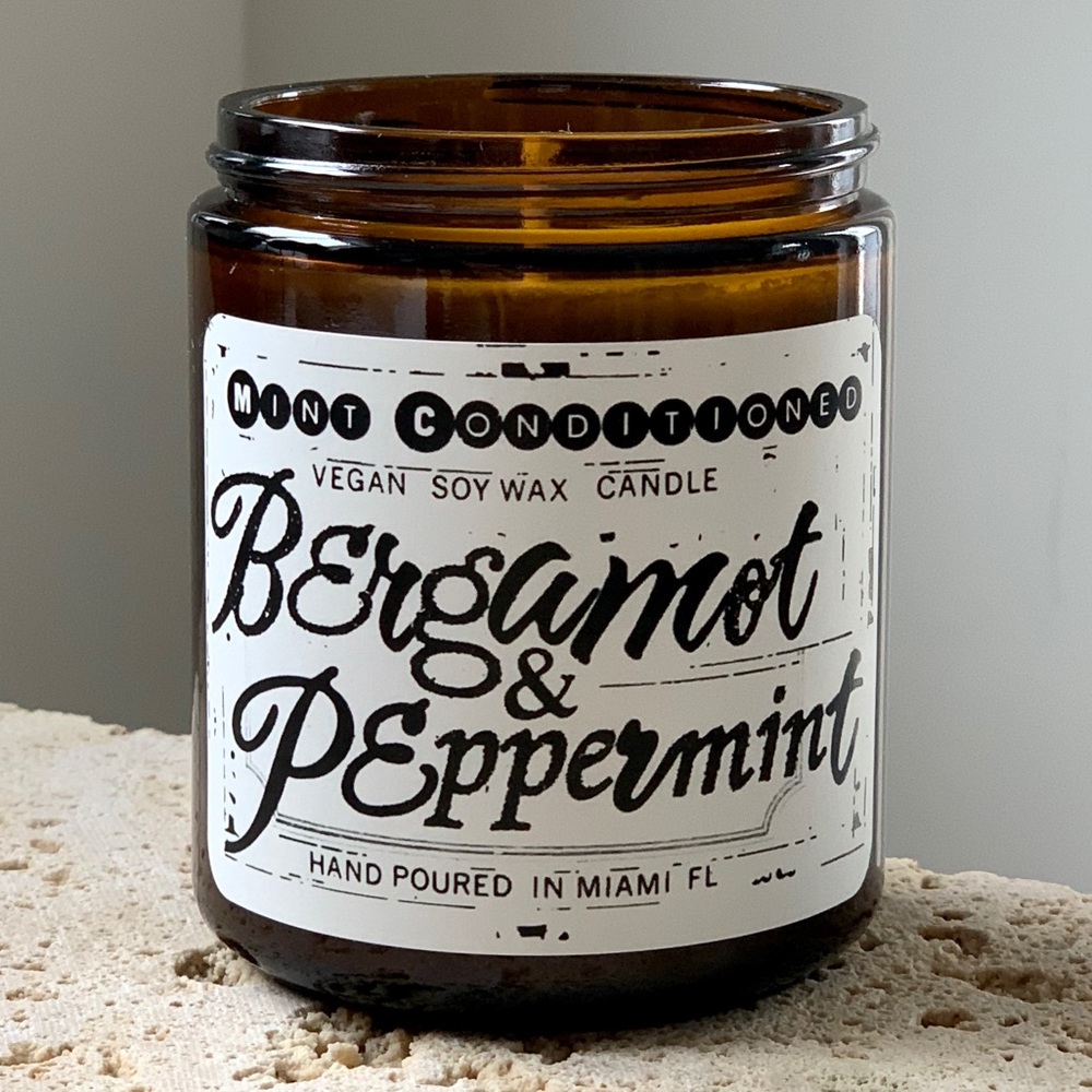 BERGAMOT + PEPPERMINT_SOY CANDLE by Mint CO. - Picture 6 of 6